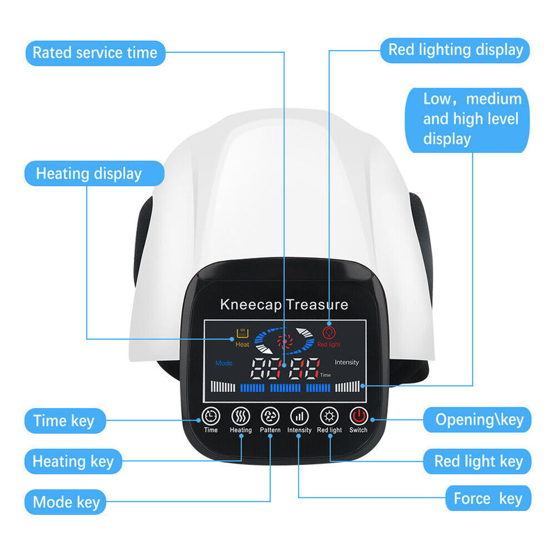 Electric Knee Massager Smart Infrared Heating Therapy Machine